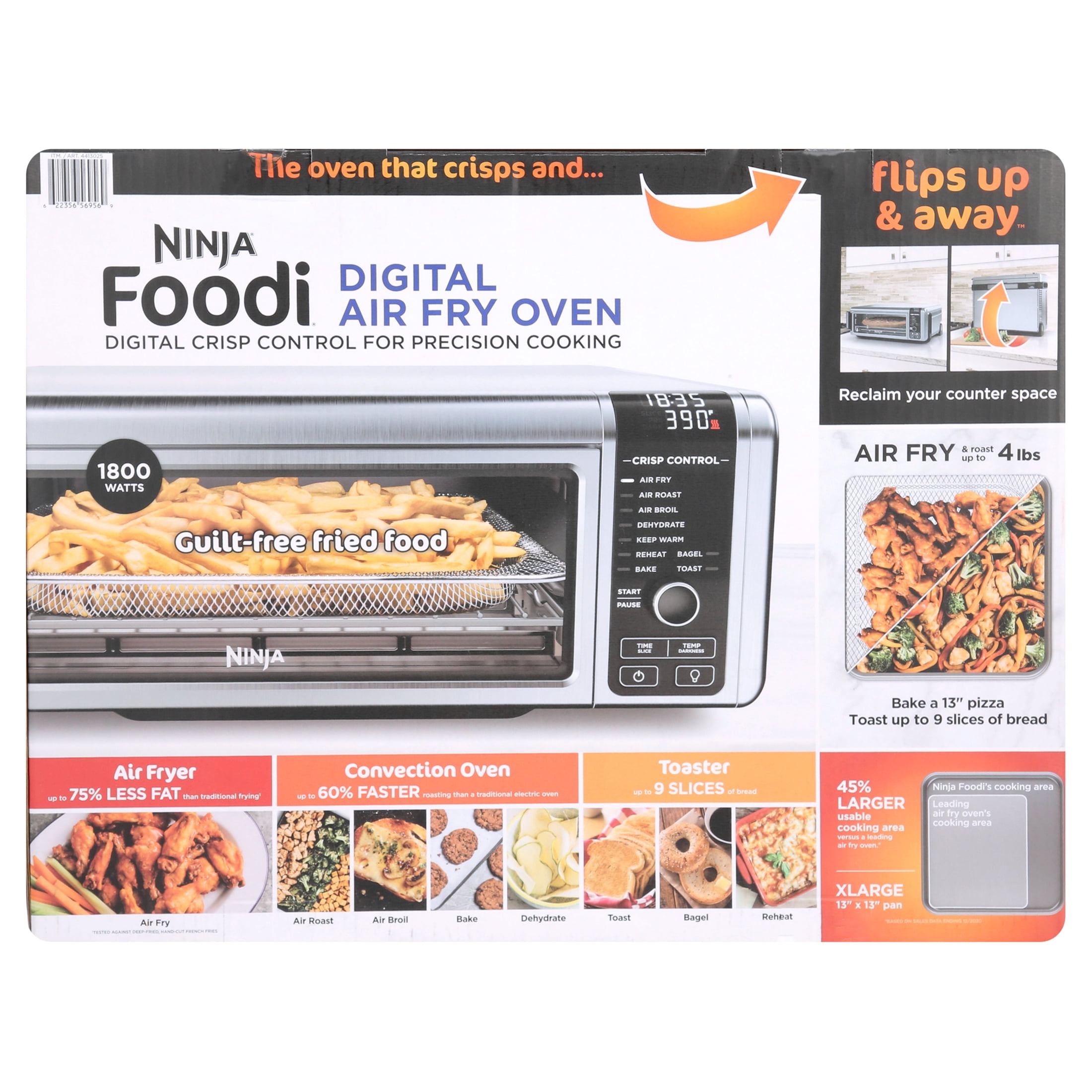 Ninja Foodi Digital Air Fryer Oven - Stainless Steel, 1 ct - Fry's Food  Stores