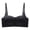 Black BKL, variant on Women’s Bra Women Underwear Push up No Underwire Bras Solid Color Fashion Thin Brassiere Loose Everyday Wear Green M