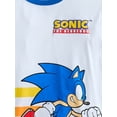 thumbnail image 2 of Sega Sonic The Hedgehog Boys Short Sleeve Puff Print Ringer T-Shirt, Sizes XS 4/5-XXL 18/20, 2 of 3