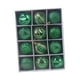 thumbnail image 2 of 12 adornos colgantes para árbol de Navidad, decoración navideña, colgante con dije de 2,36 pulgadas verde, 2 of 8