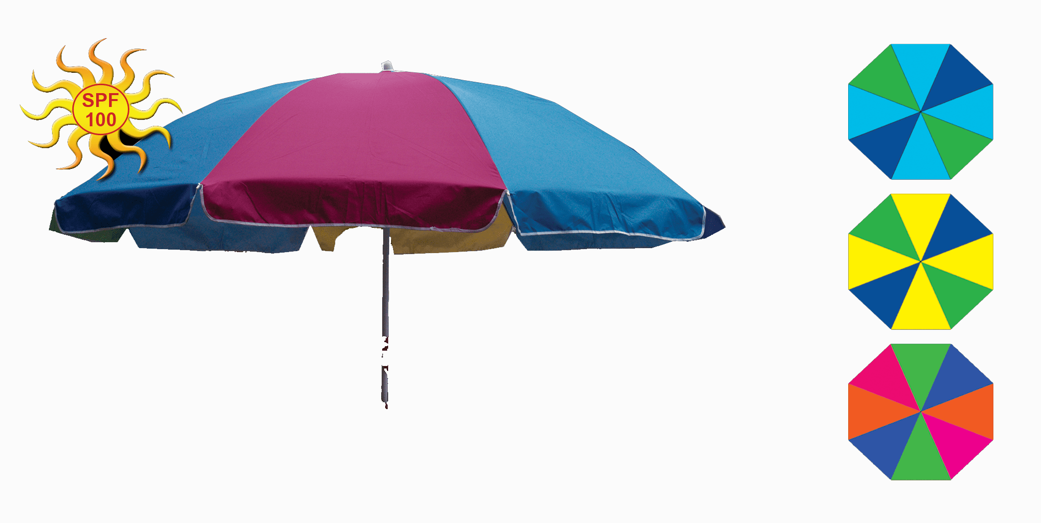 Strand 6' 100 SPF Beach Umbrella