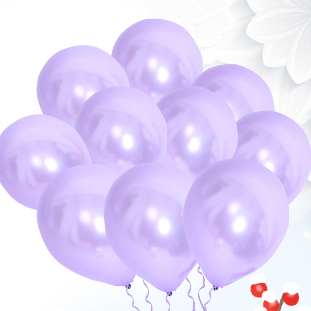 Purple Balloon Garland Kit 140 Pcs Lavender White Silver Balloon Arch