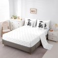 thumbnail image 3 of Manfei Sporty Dirt Bike 7pcs Queen Bedding,Extreme Games Bedding Comforter Set Queen,White,Reversible, 3 of 7