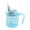 Blue, variant on SIYTUAU Plastic Care Cup For Bedridden Elderly With Straw Spout Anti Choking 10 Ounce Drinking Mug