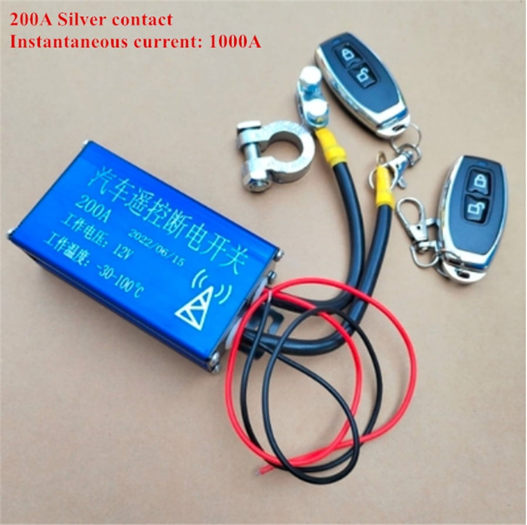 12V Dual Remote Control Car Wireless Battery Isolator Disconnect Cut Off Switch