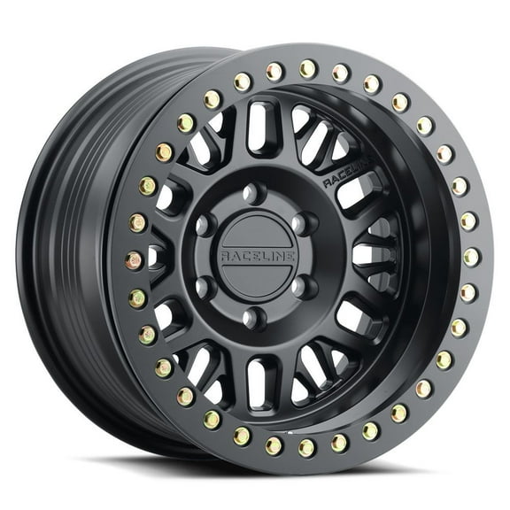 17x9 Raceline RT951B Ryno BEADLOCK Satin Black Wheel 5x5 (-12mm)