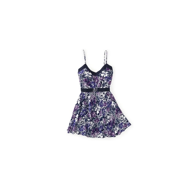 Vestido de muñeca Floral Aeropostale hasta la Rodilla para mujer azul pequeño
