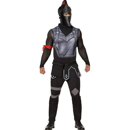 Fun World Black Knight Men's Halloween Fancy-Dress Costume for Adult, S