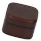 thumbnail image 3 of Caja pequeña de madera de nogal para anillos de compromiso y propuesta de matrimonio., 3 of 14