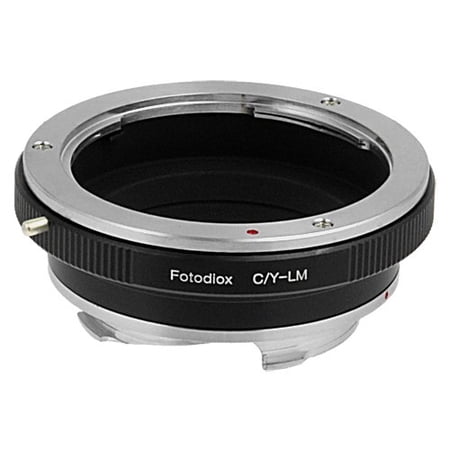 Fotodiox Lens Mount Adapter - Contax/Yashica (CY) SLR Lens to Leica M Mount Rangefinder Camera Body