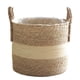 thumbnail image 3 of Cesta tejida para macetas, cesta de almacenamiento, adorno decorativo para el hogar con acabado impermeable Estilo E, 3 of 9