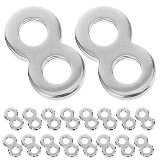 25 Pcs Attaches de Table 8 Attaches de Figurine Connecteurs de Table en Acier Inoxydable Banmo