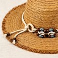 thumbnail image 5 of Yifymode Womens Beach Sun Straw Hat Summer Floppy Wide Brim Foldable Packable | Packable & Travel Friendly：Suitable for beach, outdoor activities, 5 of 6