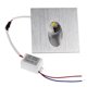 thumbnail image 5 of Cuadrado Led Empotrado Porche Camino Paso Escalera Luz Lámpara De Pared Sótano Bombilla Blanco Frío Ac 100-245V 1W Monstrate HA019920-00, 5 of 6