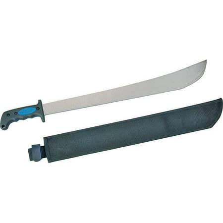 Landscapers Select Machete, 22 In Fully Polished High Carbon Steel, Rubber Ergonomic Soft Grip