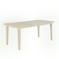 thumbnail image 2 of Weston Home Orvieto Farmhouse 72" Rectangular Wood Dining Table , White, 2 of 7