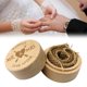 thumbnail image 1 of Joyeros para mujer, joyeros y organizadores. 1 caja de anillo personalizada para boda, San Valentín, joyero de madera. Joyeros., 1 of 5