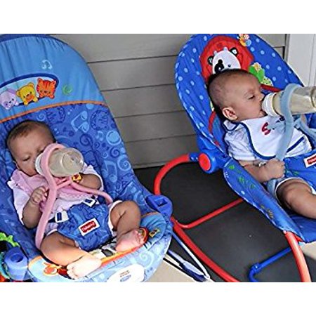 Baby Bottle Holder Hands Free Feeding Twins Triplets Multiples