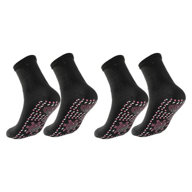 Pack de Calcetines Térmicos Autocalentables para Trekking en la Naturaleza , negro