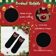 thumbnail image 4 of hengsof Cute Cartoon Christmas Socks Mid-Length Socks for Autumn Winter Warmth Home Use Holiday Comfort Perfect for Christmas, 4 of 6