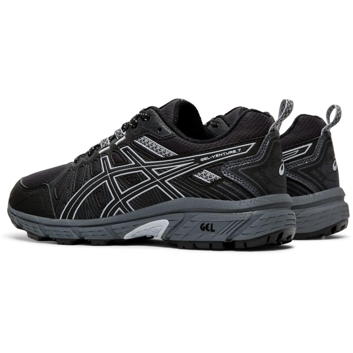 ASICS Women s Gel Venture 7 Running Shoes 8 Black Piedmont Grey Walmart