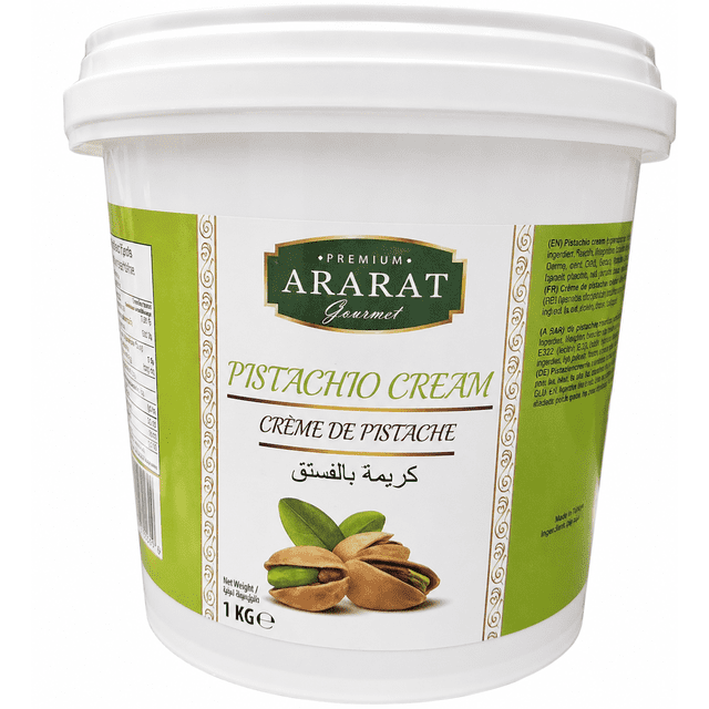 Premium Pistachio Cream Spread, 1KG Tub