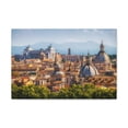 thumbnail image 3 of Rome Daytime Skyline Canvas Artwork Breathtaking Stunning Cityscape for Home Decor Ready to Hang, 3 of 18