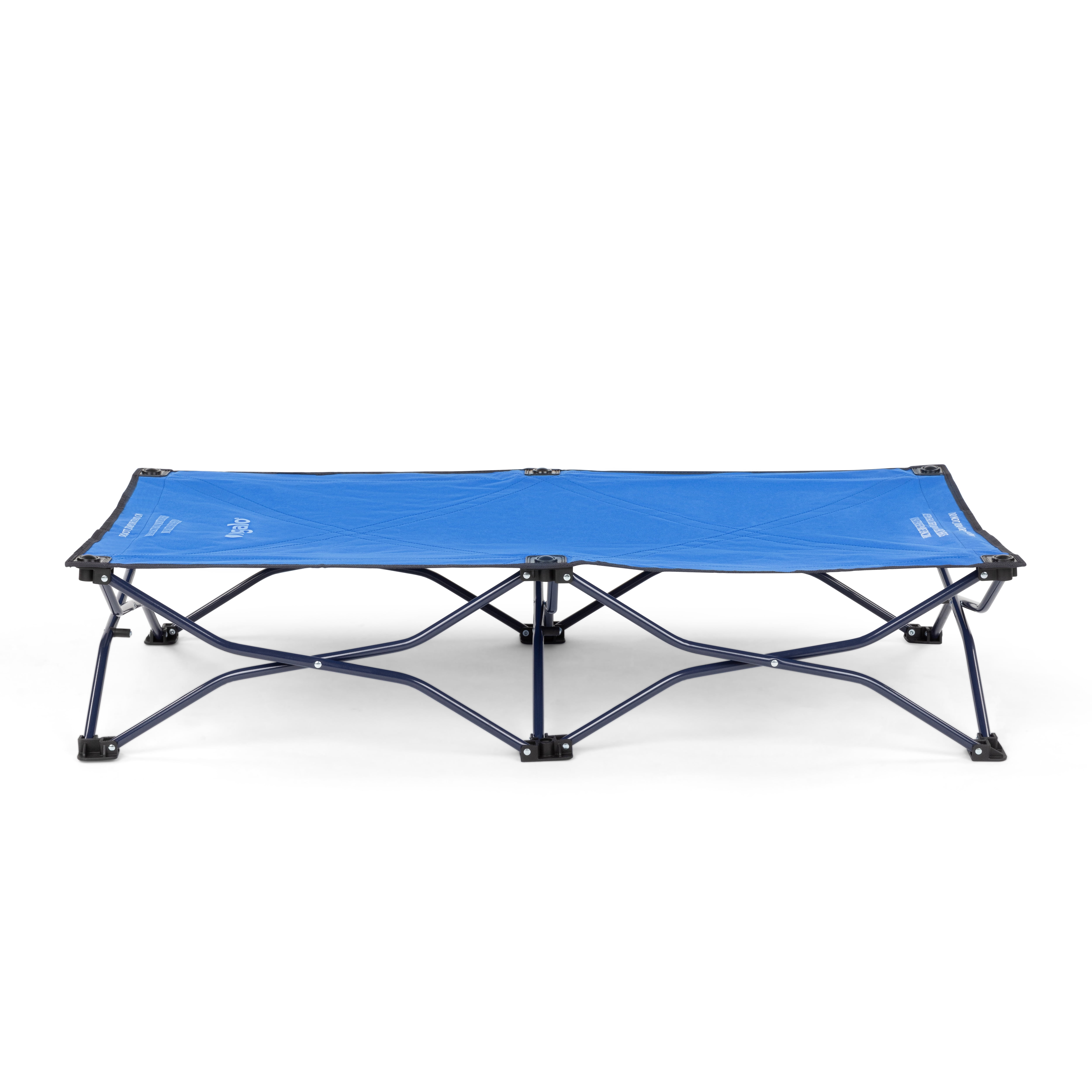 Regalo My Cot Portable Toddler Bed, Lightweight Foldable Travel Bed for Kids, Blue