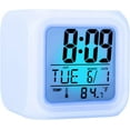 thumbnail image 6 of Artrylin Digital Alarm Thermometer Night Glowing Cube 7 Colors Clock LED Change LCD for Bedroom Child，Grow Clock for Toddlers Boys Girls Gift, 6 of 7