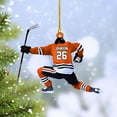 thumbnail image 5 of HomeDesign Personalized Hockey Christmas Ornament, Hockey Skates Helmet and Stick, Hockey Player Ornament, Hockey Ornaments, Gift for Hockey Lovers Hockey Ornament Christmas Decor (H1) (Yellow), 5 of 10