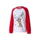 thumbnail image 3 of VISgogo Mujer Primavera Otoño Casual Pullover Manga Larga O Cuello Deer Print Patchwork Sudadera VISgogo moda, 3 of 9
