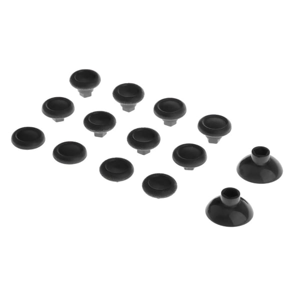 Wzmzjy 14 in 1 Removable Thumb Stick for PlayStation4 Xbox One Controller Black