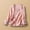 Pink, variant on Long Sleeve Shirts for Women Ethnic Embroidered Loose Fit Tops Casual Short Sleeve Vacation Tees