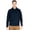 Navy, variant on Apparel 9057 Men's Seaport Quarter Zip-Black-XS