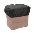 thumbnail image 4 of Reposapiés inflable lavable, ligero y portátil, para niños y adultos, ideal para viajes en avión, color gris oscuro., 4 of 14