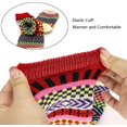 thumbnail image 4 of YAZI  5Pack Womens Vintage Winter Soft Warm Thick Cold Knit Wool Crew Socks, Multicolor, free size, 4 of 14