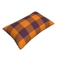 thumbnail image 3 of Balery Fall Buffalo Plaid Pillow Covers,Bed Pilowcases,Reversible Plush Throw Pillow Covers End Pillow Encasement,Pillow Case - 20"X30", 3 of 9