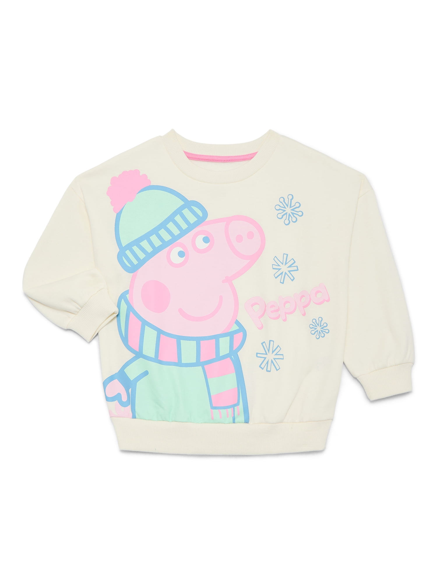 Peppa Pig Toddler Boys and Girls Graphic Sweatshirt, Sizes 12M-5T