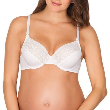 - Maternity Lace Trim T-Shirt Nursing Bra