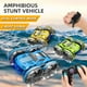 thumbnail image 5 of Coche RC Irfora RC Stunt Car Coche de doble cara Anfibio RC Car para niños 2 en 1 RC Boat 2.4GHz 360 ° Rotar All Terrains Regalos de cumpleaños de Navidad con luces LED Reloj de control Irfora Coche RC, 5 of 7