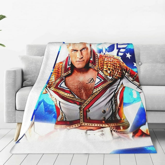Cody Wrestler Rhodes Throw Blanket Beautiful Air Conditioner Blanket Queen Size Blankets for All Seasons Soft Blankets for Living Room for Beach 80"x60"
