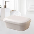 thumbnail image 5 of Nkmbld Soap Dish Holder with Lid, Quality Soap Tray Shatterproof Soap Container for Camping, Gym, Bathroom,Kitchen,Dormitory,Hotel, White, 5 of 8