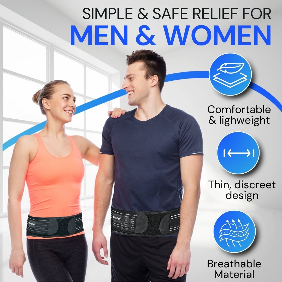 Sacroiliac Hip Belt, Adjustable Compression Support for Back, Hip & SI Joint Pain