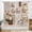 Cafe-4, variant on Coffee Kitchen Curtains,Rustic Vintage Latte Cappuccino Cafe Bean Theme Brown Window Treatment for Bedroom Living Room Dining Room Drapes 2 Panels,55X39 Inch