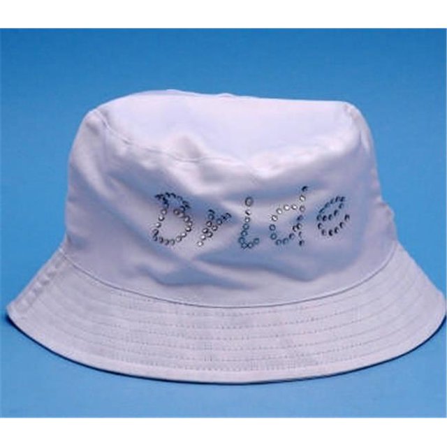 Ivy Lane Design 21P Bride and Just Married Reversible Beach Hat in White