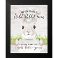 thumbnail image 2 of Lettered and Lined 12x14 Black Modern Framed Museum Art Print Titled - Wild Rabbit Farms 1, 2 of 5