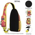thumbnail image 3 of Crossbody Sling Backpack for Women Men Banana Shoulder Sling Crossbody Casual Chest Bag for Travel Sports Running Hiking, 3 of 6