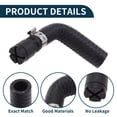 thumbnail image 4 of Manguera del radiador Unique Bargains No.LR091900 para Land Rover para Range Rover Velar L560 2017 Tubo de refrigerante de goma negro 1 Pc, 4 of 6