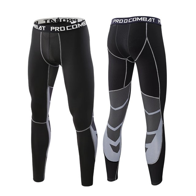 Pantalones de compresión de Lycra para hombre, pantalones de chándal elásticos para ciclismo, correr, baloncesto, fútbol, mallas deportivas, pantalones, mallas, protección contra sarpullidos Tan Jianjun unisex