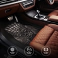 thumbnail image 4 of Tool Band Album Car Floor Mats 4-Piece Full Set Front Rear Auto Foot Mats Carpets Car Foot Pad Interior Accessories Decor, 4 of 6